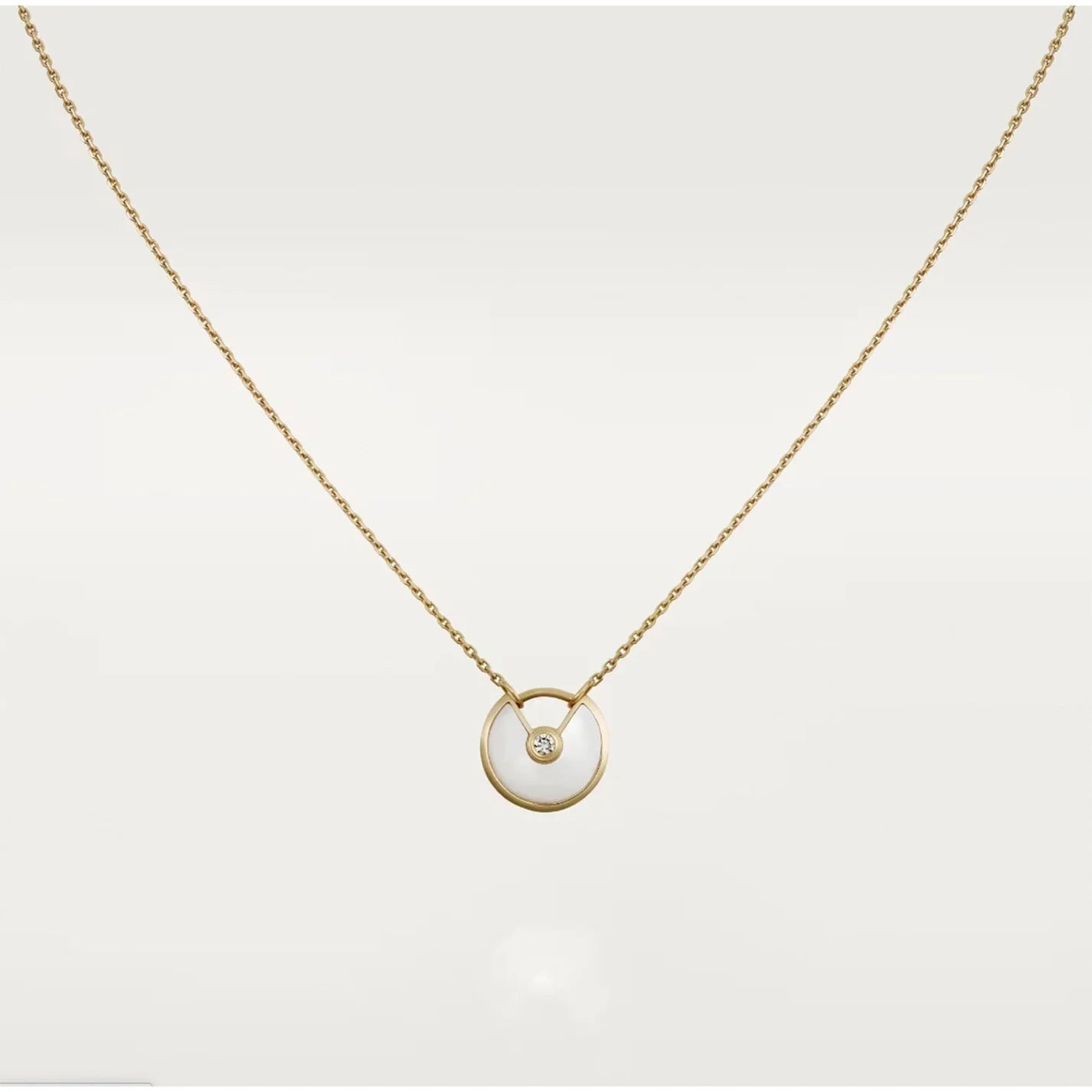 The Amulette Mop Rose Gold Necklace