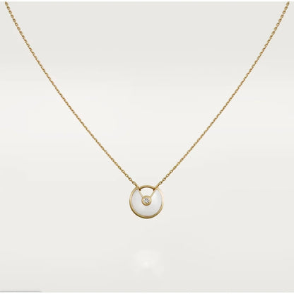 The Amulette Mop Rose Gold Necklace