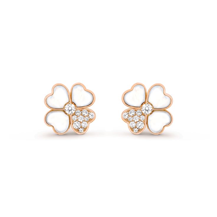 Cosmos Rose Gold Earrings