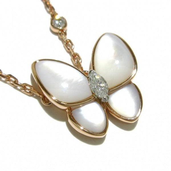 Two Butterfly Mother Of Pearl Pendant