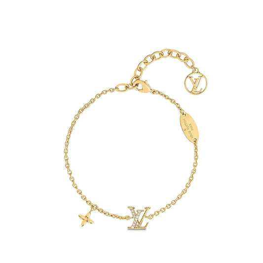 Logo Star Motif Gold Bracelet