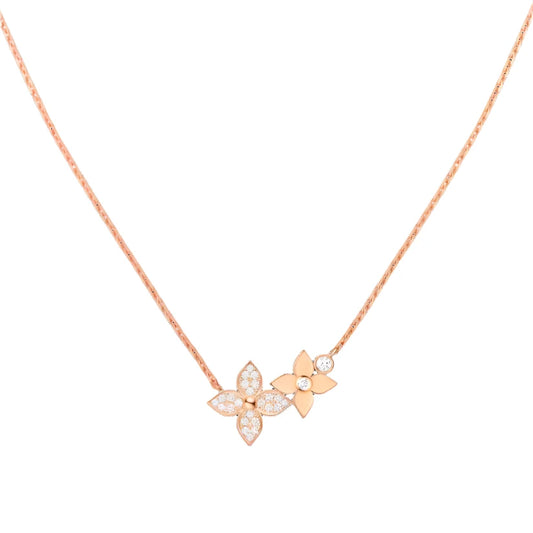 Star Blossom Diamond Necklace