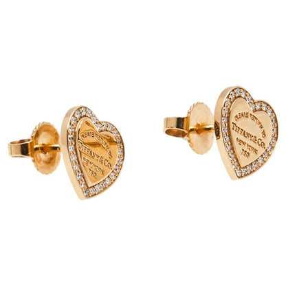 Diamond Heart Earrings