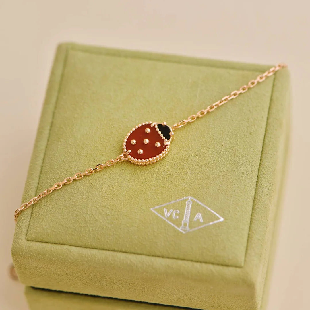 Lucky Spring Ladybug Bracelet