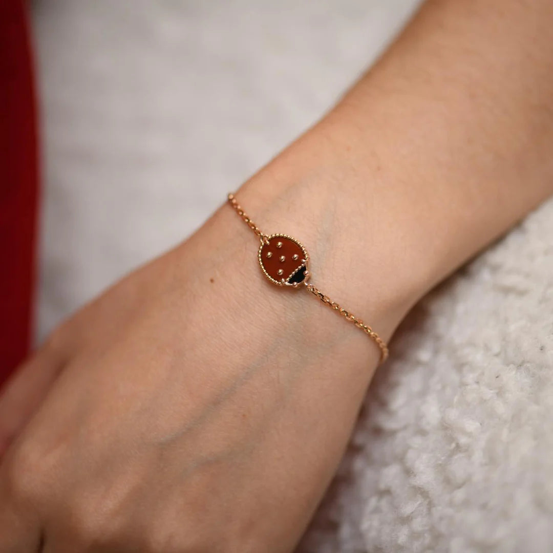 Lucky Spring Ladybug Bracelet