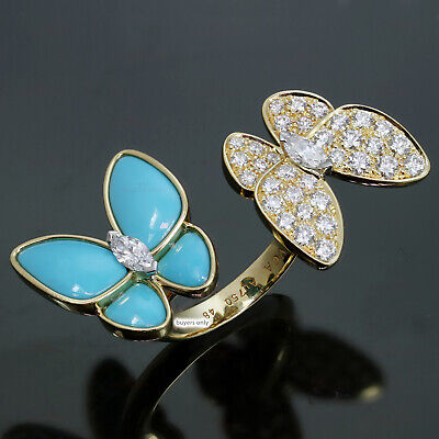 The Twin Butterfly Turquoise Ring