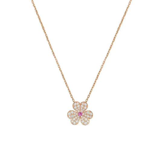 Frivole Flower Rose Gold Pendant