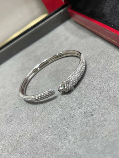 Panthere The Full Diamond Open Bracelet